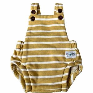 Purl lamb romper overalls 0-3 mo unisex striped